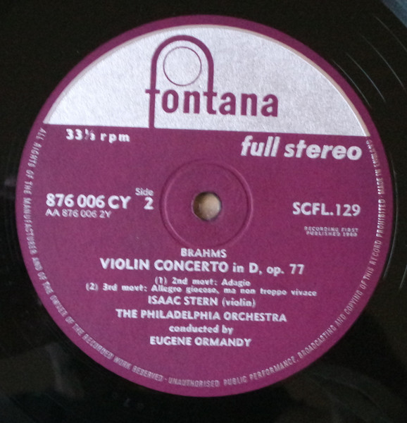 Violin Concerto In D Major
