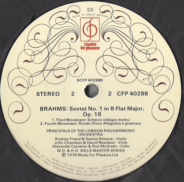 String Sextet No. 1 In B Flat, Op. 18