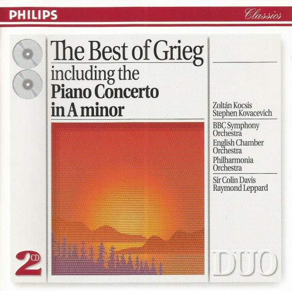 The Best Of Grieg . Including The Piano Concerto In A Minor