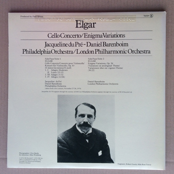 Cello Concerto, Op. 85 / Enigma" Variations