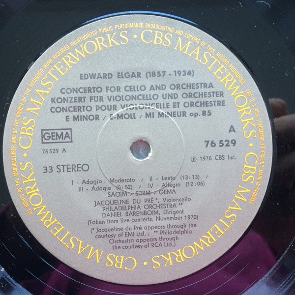 Cello Concerto, Op. 85 / Enigma" Variations