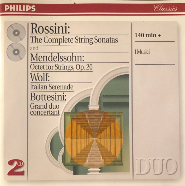The Complete String Sonatas And Octet For Strings, Op.20 Italian Serenade Grand Duo Concertant