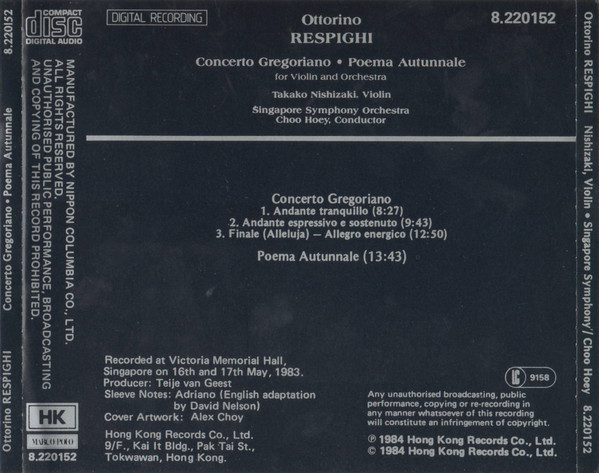 Concerto Gregoriano &bull; Poema Autunnale