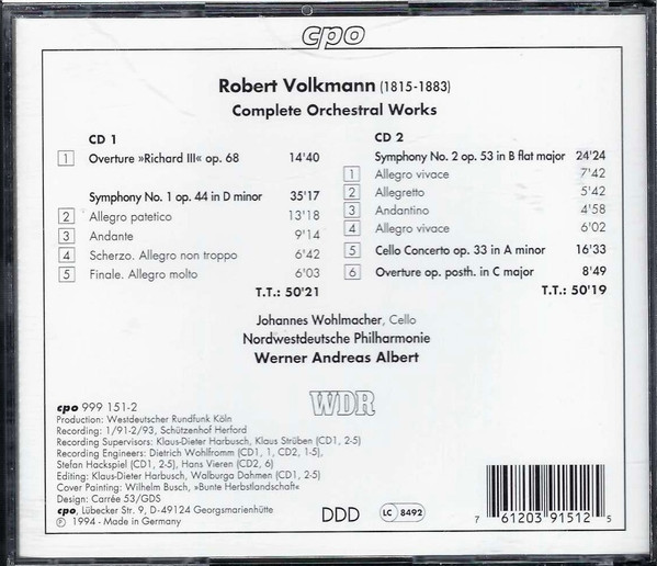 Complete Orchestral Works: Symphonies 1 & 2 &bull; Cello Concerto Op. 33 &bull; Overture &raquo;Richard III&laquo; &bull; Overture In C