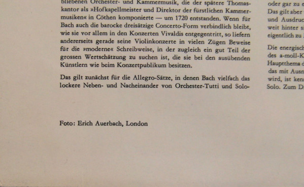 Violinkonzerte In A-Moll Und E-Dur / Konzert F&uuml;r Zwei Violinen In D-Moll