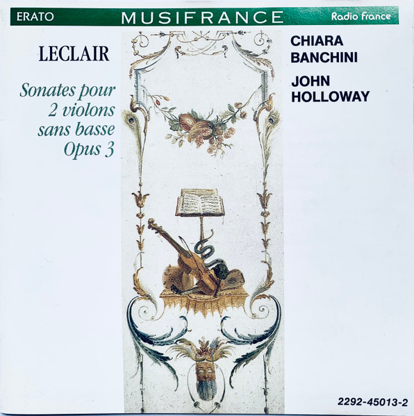 Sonates Pour 2 Violons Sans Basse Opus 3