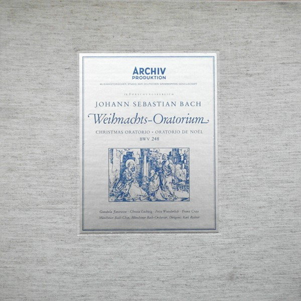Weihnachts-Oratorium &bull; Christmas Oratorio &bull; Oratorio De No&euml;l, BWV 248