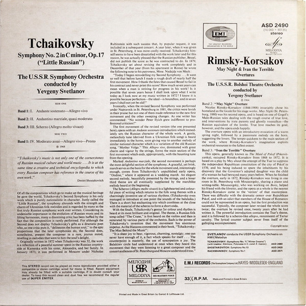 Symphony No. 2 / Overtures