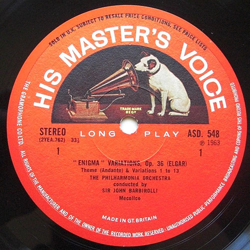Enigma Variations, etc.