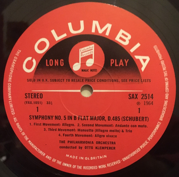 "Unfinished" Symphony; Symphony No. 5 In B Flat Major