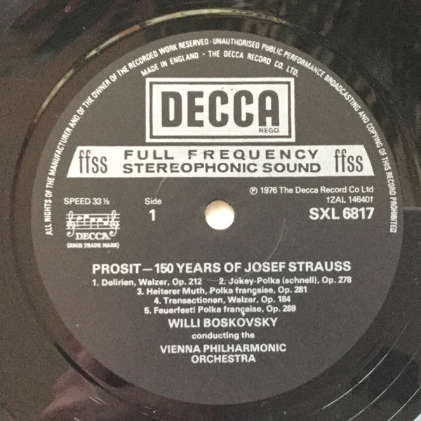 Prosit! 150 Years Of Josef Strauss