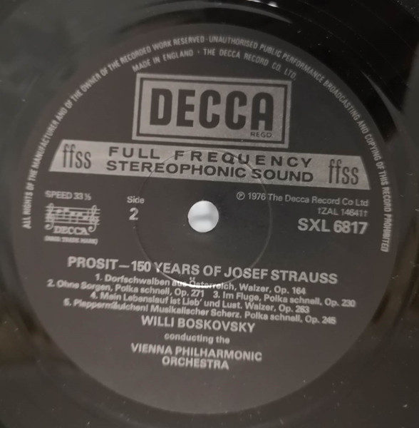 Prosit! 150 Years Of Josef Strauss