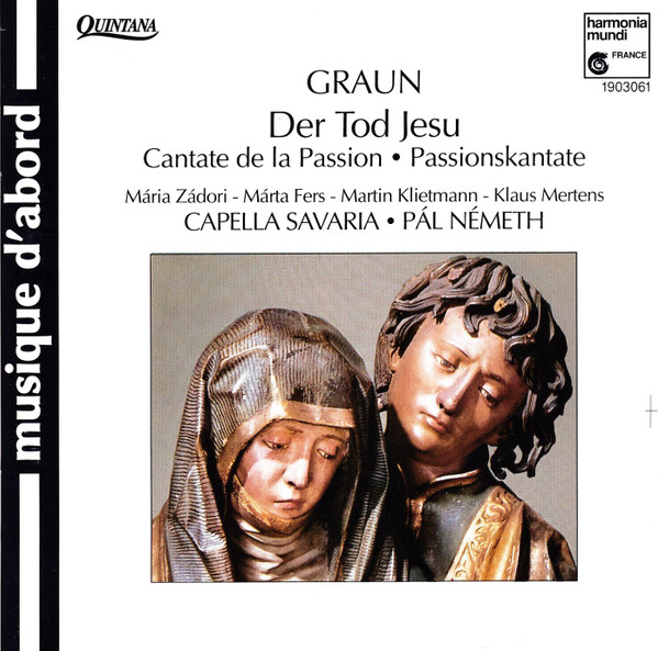 Der Tod Jesu (Cantate De La Passion &bull; Passionskantate)