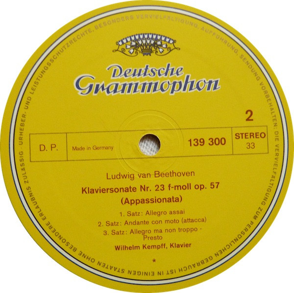 Sonaten  Path&eacute;tique / Mondschein = Moonlight / Appassionata