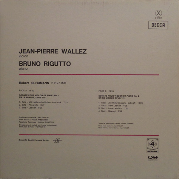 Sonates Pour Violon Et Piano Op.105 Et 121