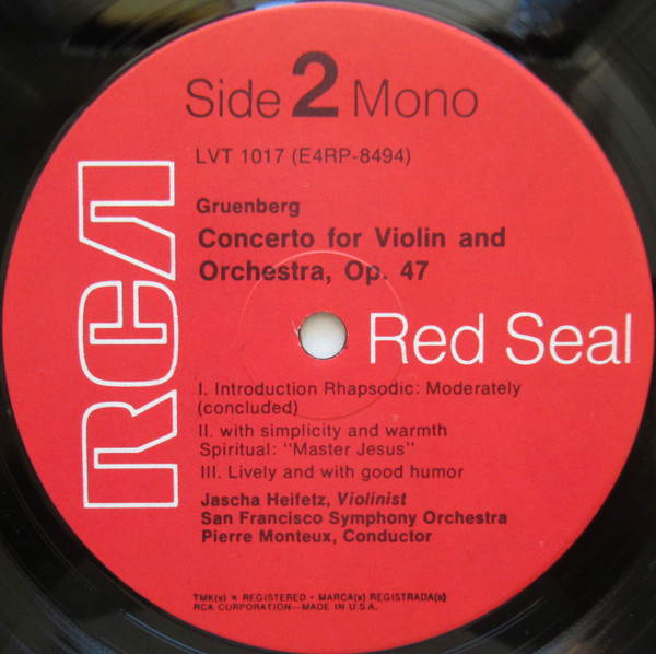 Serenade In C Major For Violin & Cello Op. 10 / Violin Concerto, op. 47