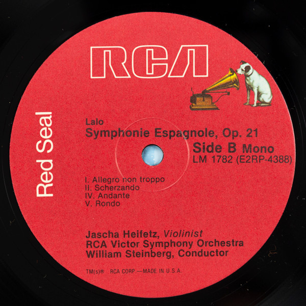 Violin Concerto In D, Op. 35 / Symphonie Espagnole, Op. 21