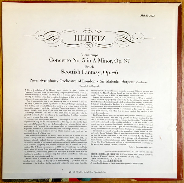 Scottish Fantasy / Concerto No. 5
