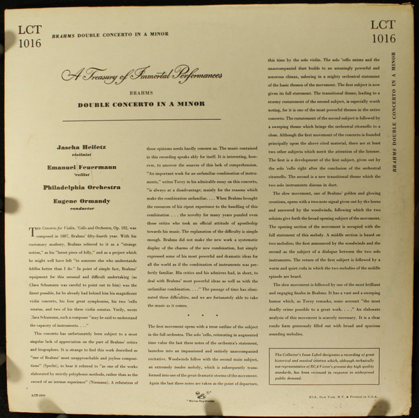 Concerto in A Minor for Violin, Cello and Orchestra