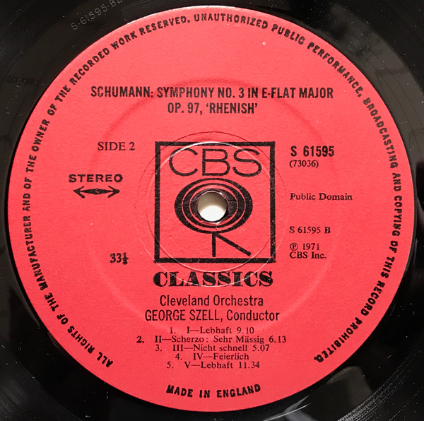 Symphony No.1 "Spring" / Symphony No. 3