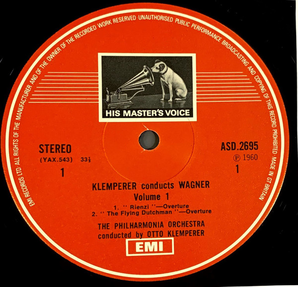 Klemperer Conducts Wagner &bull; Volume 1