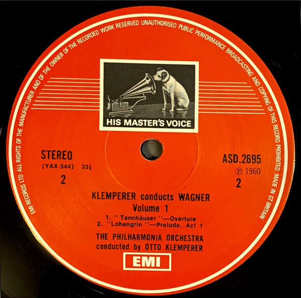 Klemperer Conducts Wagner &bull; Volume 1