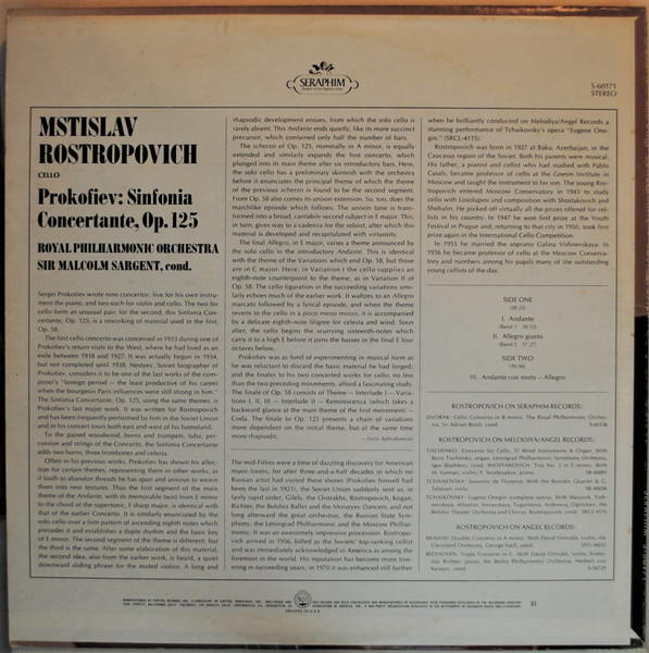Sinfonia Concertante, Op. 125