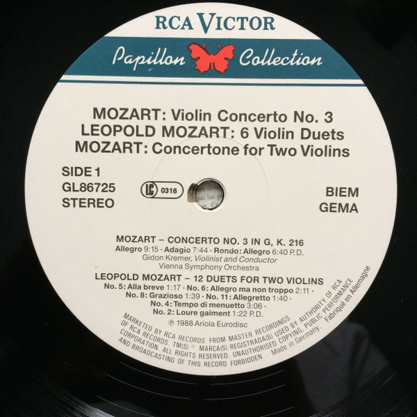 Violin Concerto No.3 / Concertone For 2 Violins / 6 Violin Duets