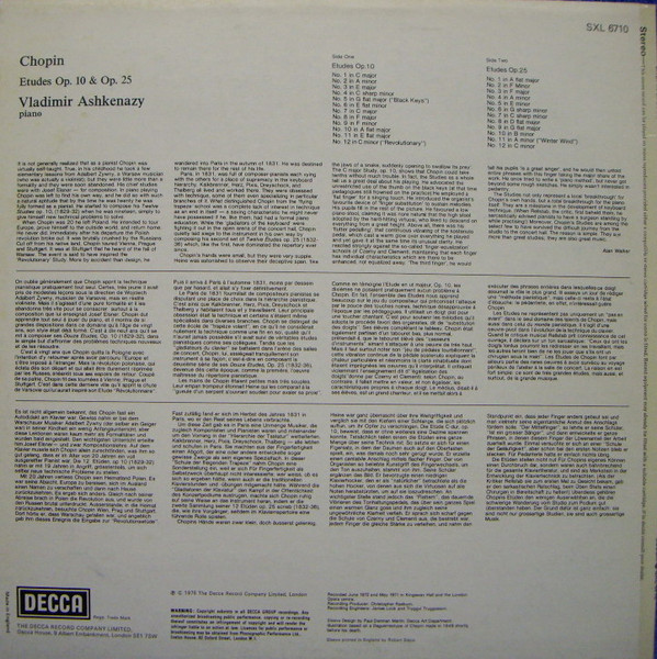 Etudes Op. 10 & Op. 25