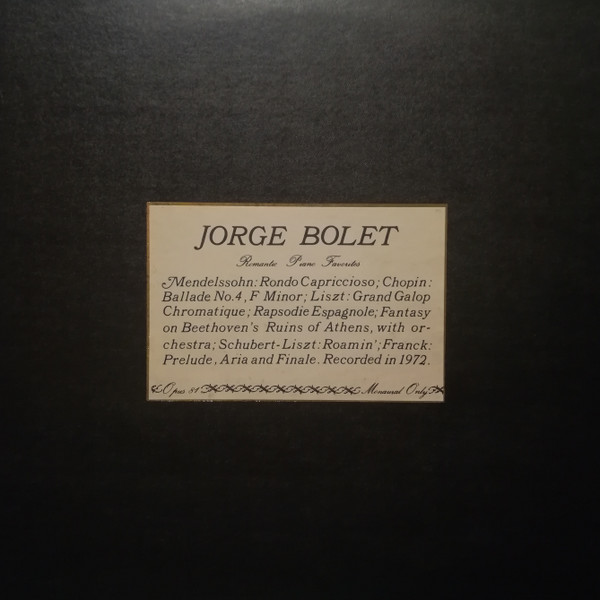 Romantic Piano Favorites (Recorded In 1972)