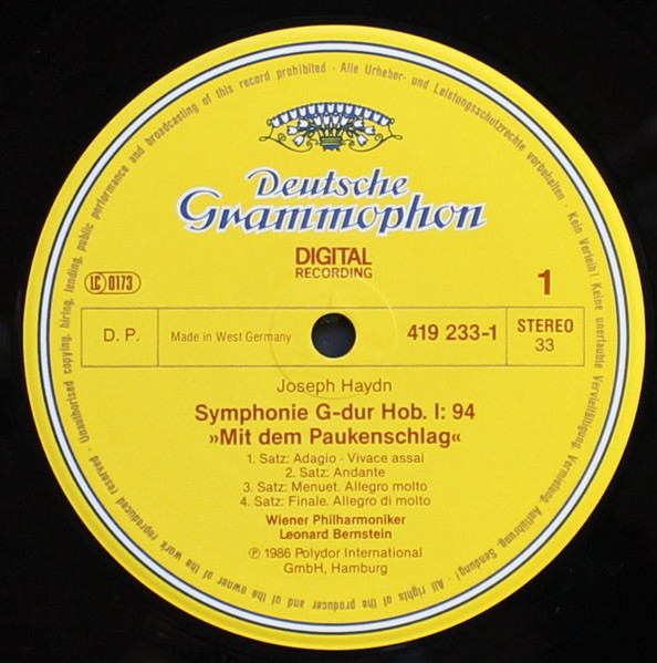 Symphonie No.94 &raquo;Mit Dem Paukenschlag &bull; Surprise&laquo; &bull; Sinfonia Concertante