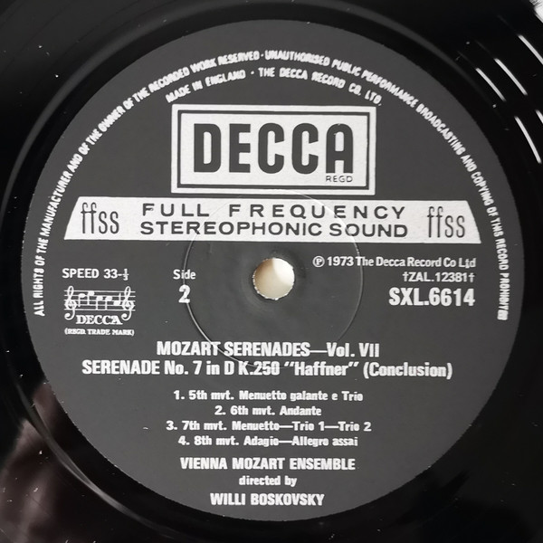 Serenades Volume 7, Serenade No.7 In D Major, K.250 "Haffner"