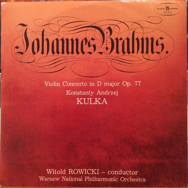 Violin Concerto In D Major Op. 77