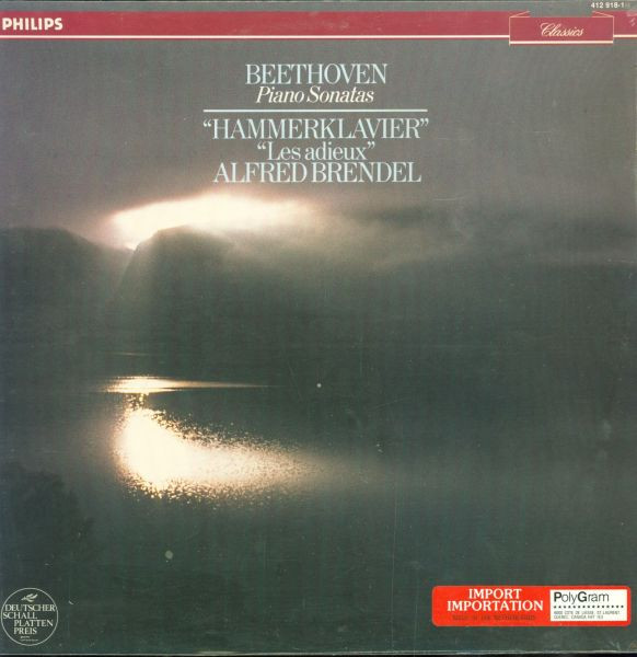 Beethoven Piano Sonatas "Hammerklavier" - "Les Adieux"