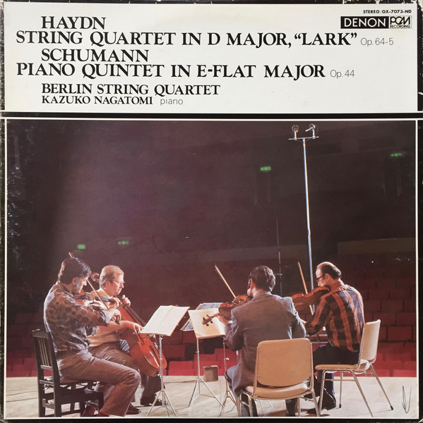 Haydn: String Quartet In D Major, "Lark" Op. 64-5 / Schumann: Piano Quintet In E-Flat Major Op. 44