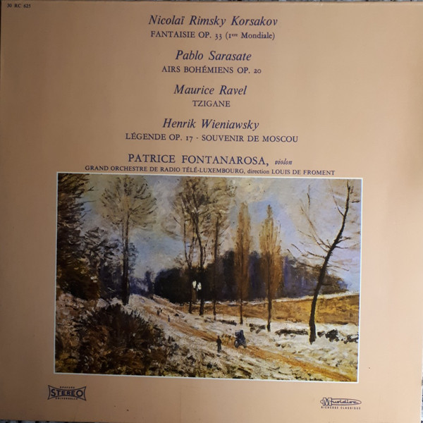 Fantaisie Op. 33 (1ere Mondiale) / Airs Boh&eacute;miens Op. 20 / Tzigane / L&eacute;gende Op. 17 - Souvenir De Moscou