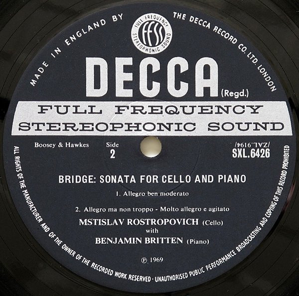 Sonata For Arpeggione And Piano / Sonata For Cello And Piano