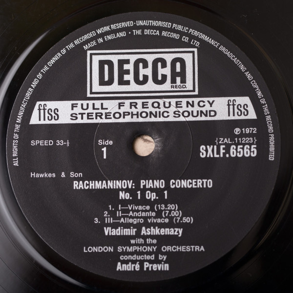 The Four Piano Concertos, Rhapsody On A Theme Of Paganini
