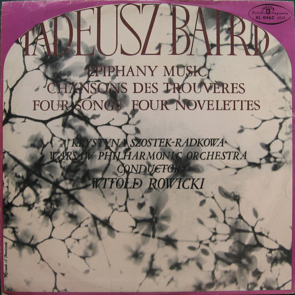 Epiphany Music / Chansons Des Trouv&egrave;res / Four Songs / Four Novelettes