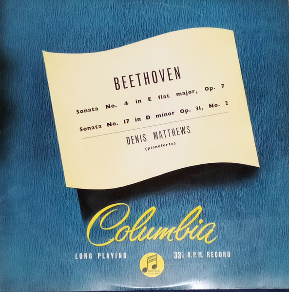 Beethoven Sonata No. 4 In E Flat Major, Op. 7 Sonata No. 17 In D Minor Op. 31, No. 2