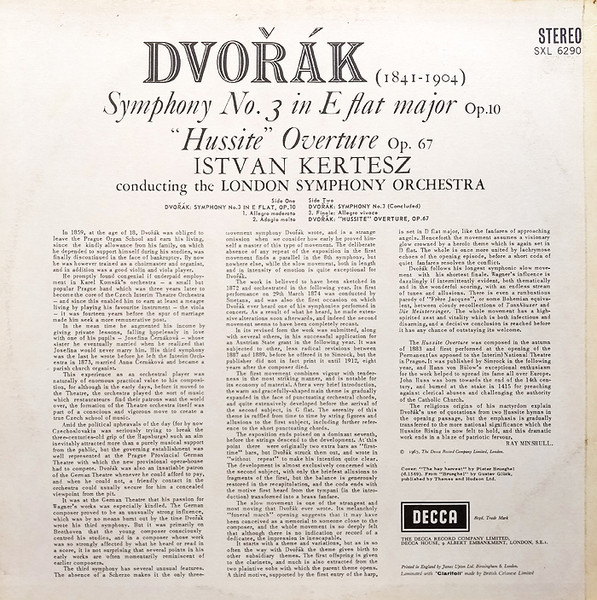 Symphony No. 3 In E Flat ∙ "Hussite"  Overture