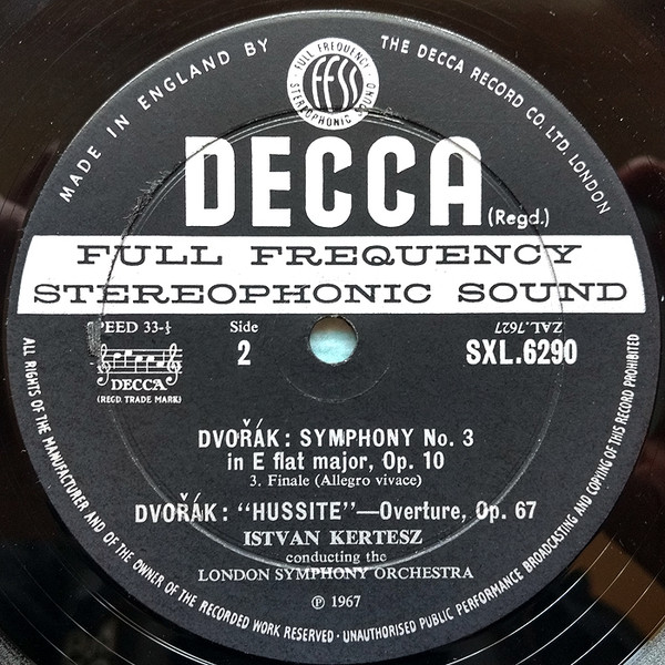Symphony No. 3 In E Flat ∙ "Hussite"  Overture