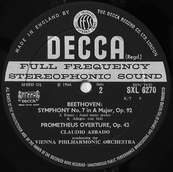 Symphony No 7 / Prometheus Overture