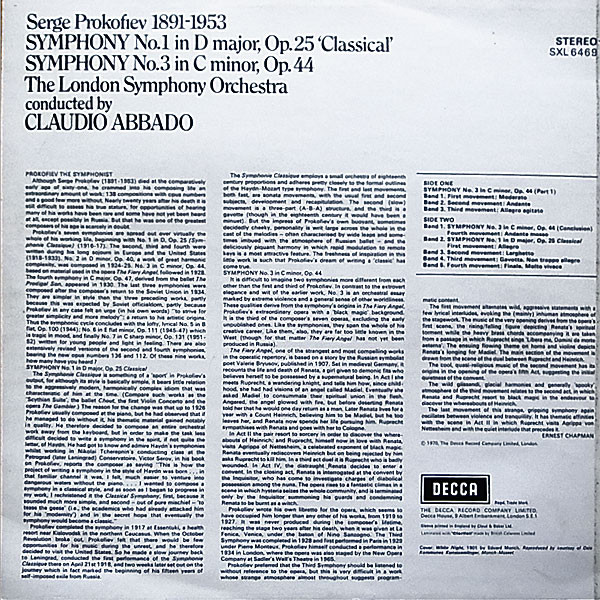 Symphony No.1 "Classical" - Symphony No.3