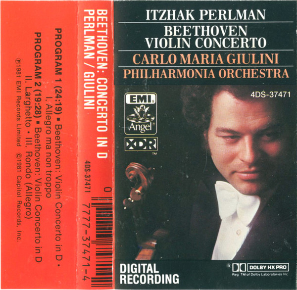Beethoven Violin Concerto Perlman/Giulini