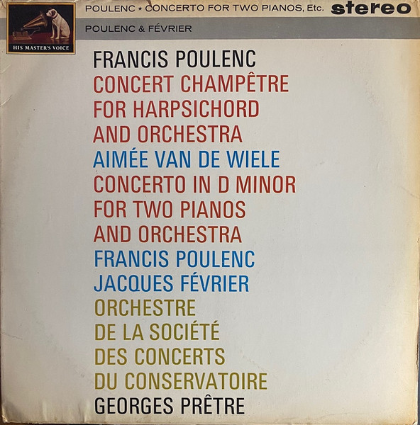 Concerto For Two Pianos, Etc.