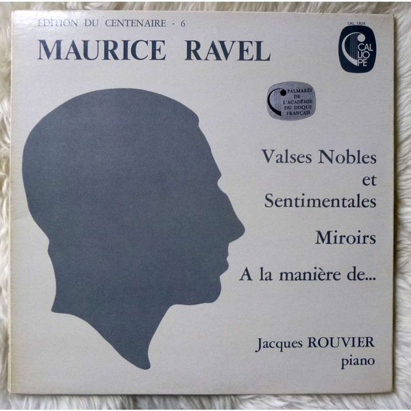 Valses Nobles Et Sentimentales, Miroirs, &agrave; la Mani&egrave;re De...