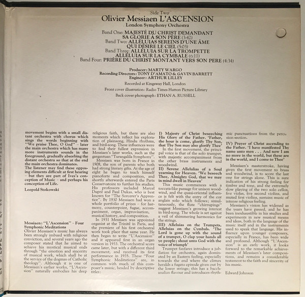 Orchestral Set (Number 2) / L'Ascension
