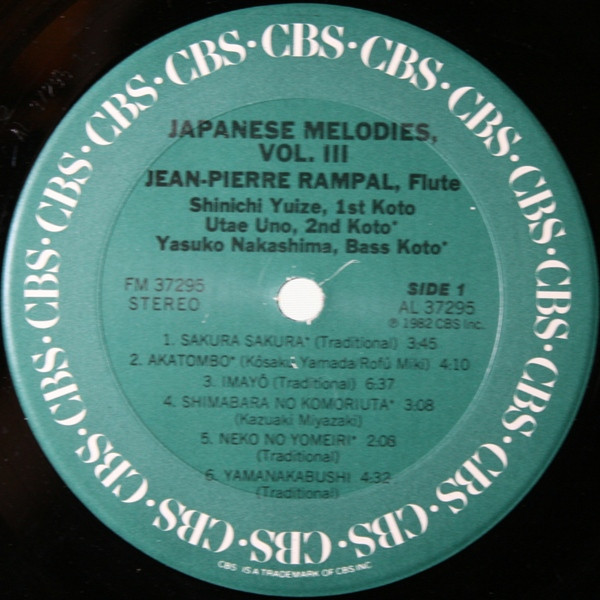 Yamanakabushi : Japanese Melodies, Vol. III