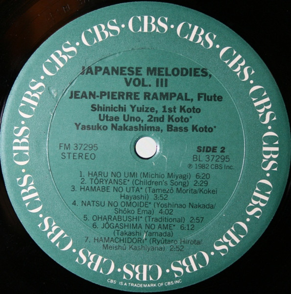 Yamanakabushi : Japanese Melodies, Vol. III